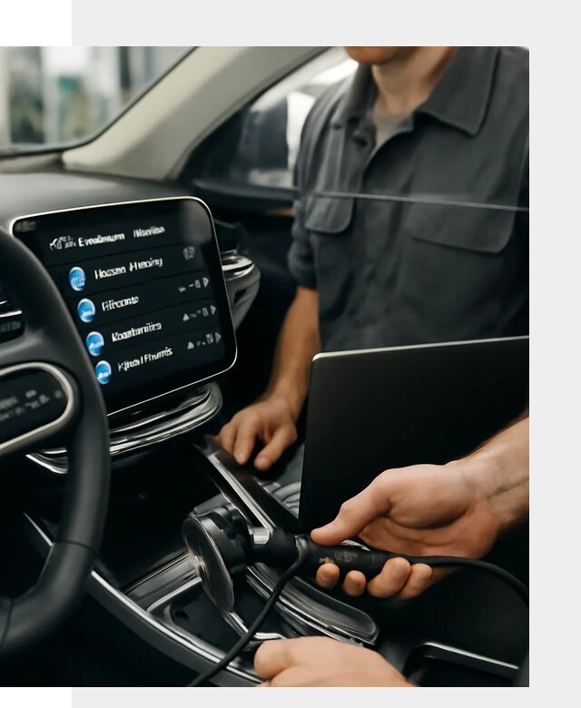 Установка приложений Geely для мультимедиа автомобиля в Серпухове